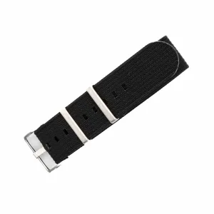 Ribbed Single-Pass - Black