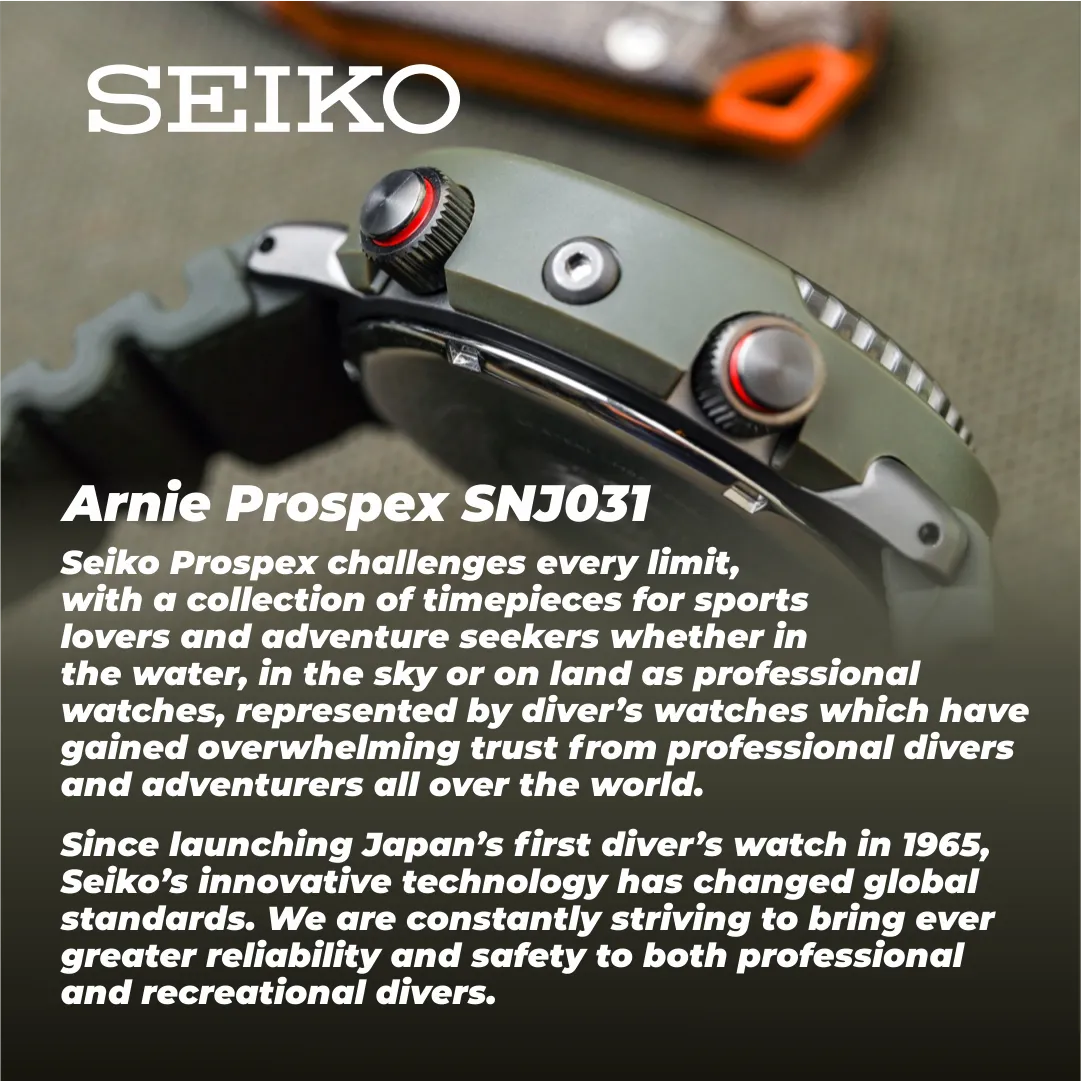 Seiko Arnie Prospex SNJ031 Solar Divers 200m Men's Watch