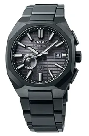 Seiko SSJ015 Black Case GPS Astron Solar Watch