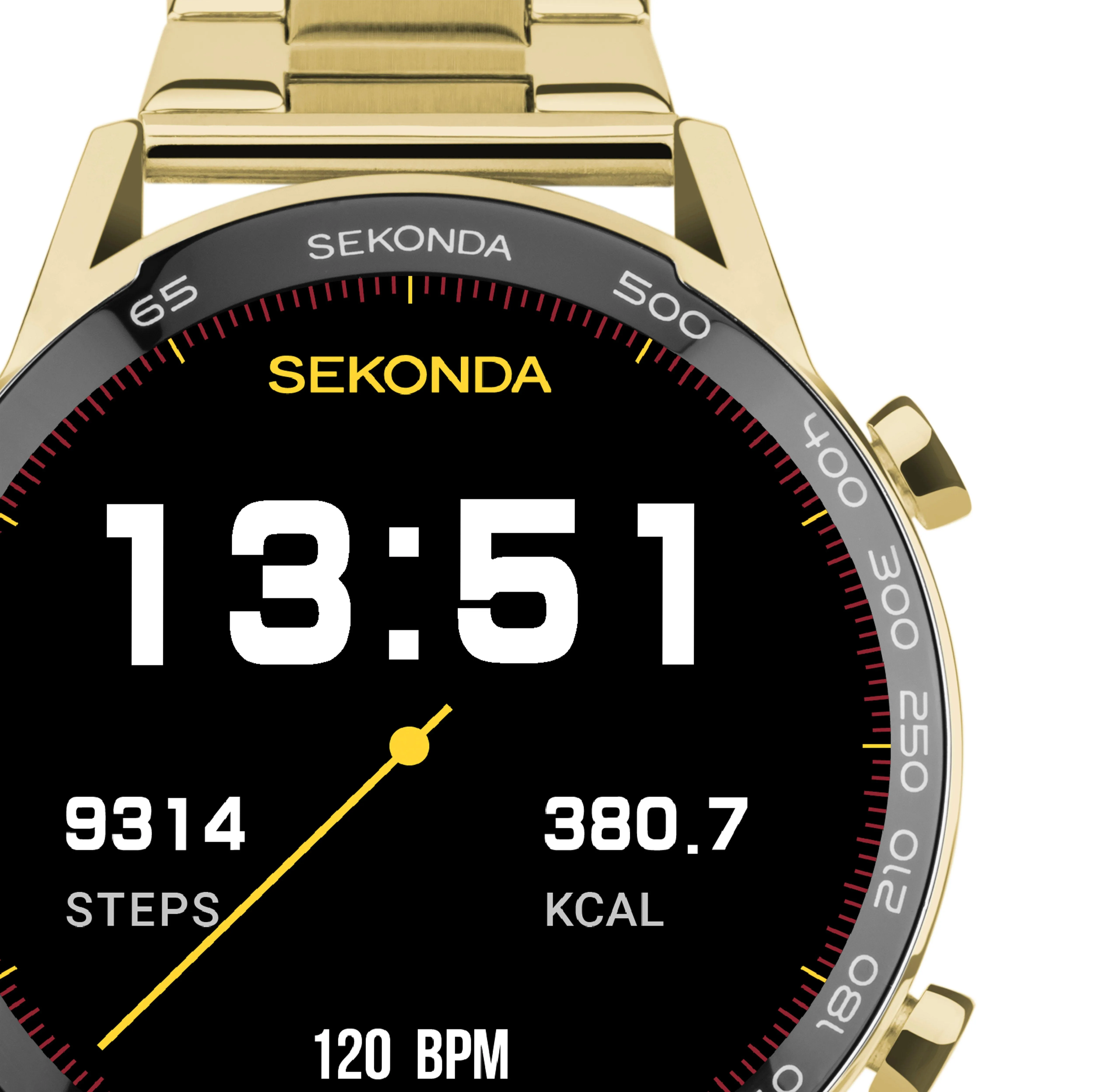 Sekonda Smart Active  LCD Gold Watch - SK30227