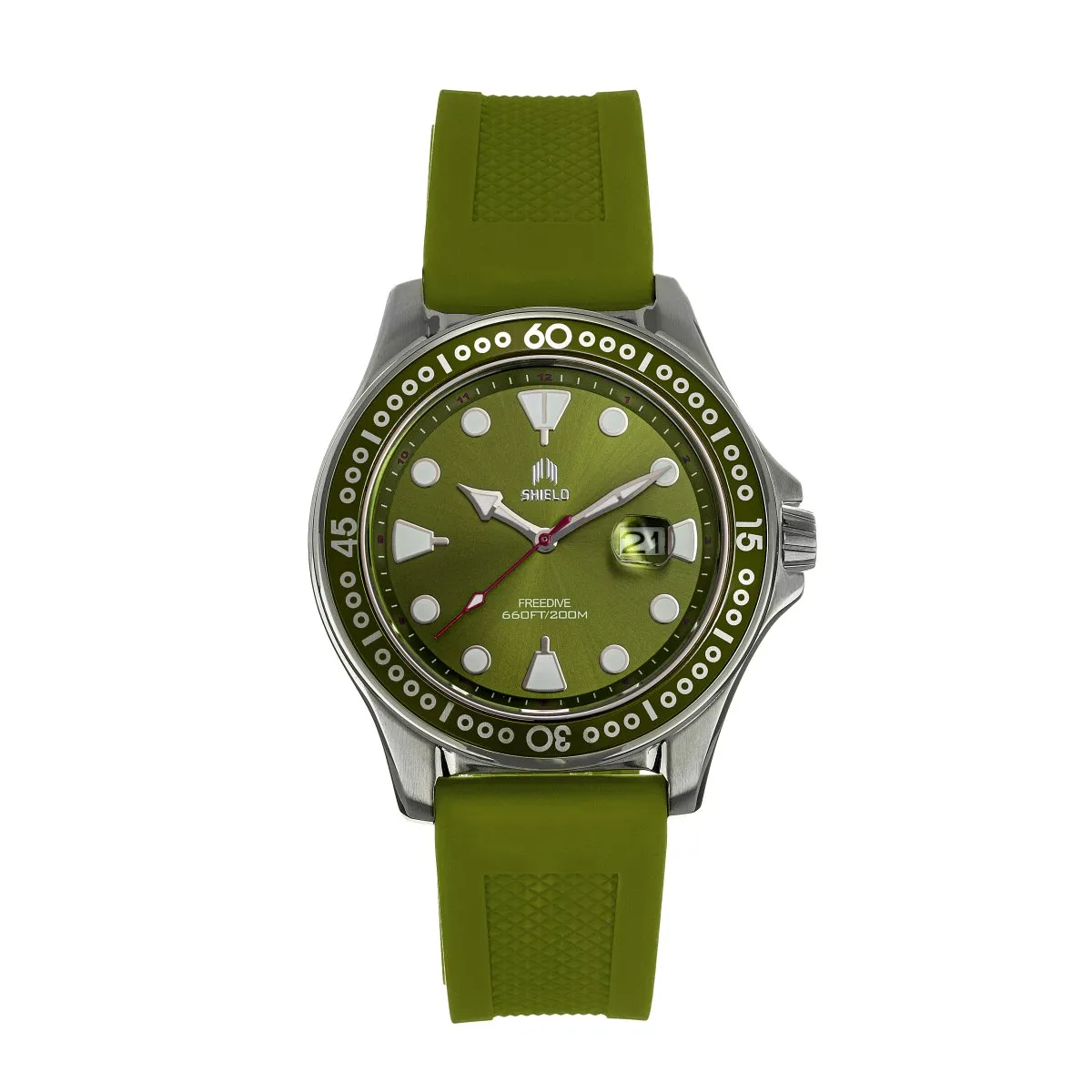 Shield Freedive Strap Watch w/Date