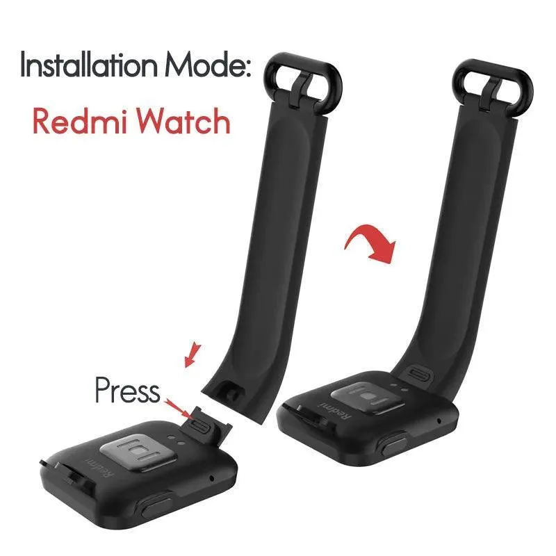 Stylish Silicone Strap for Xiaomi & Redmi Watches