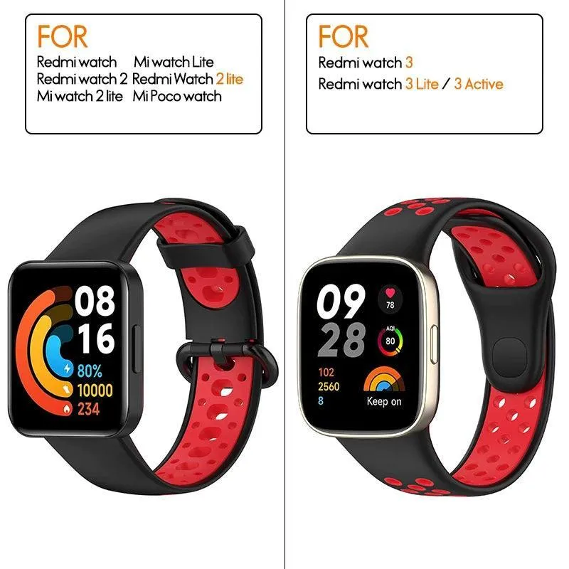 Stylish Silicone Strap for Xiaomi & Redmi Watches