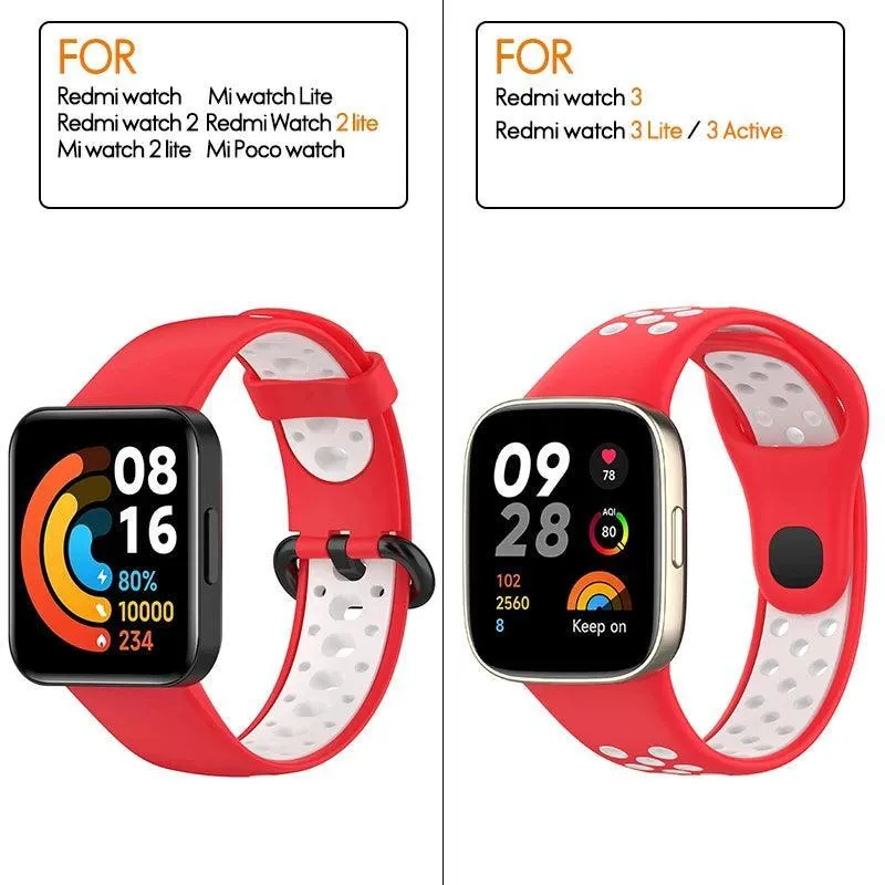 Stylish Silicone Strap for Xiaomi & Redmi Watches