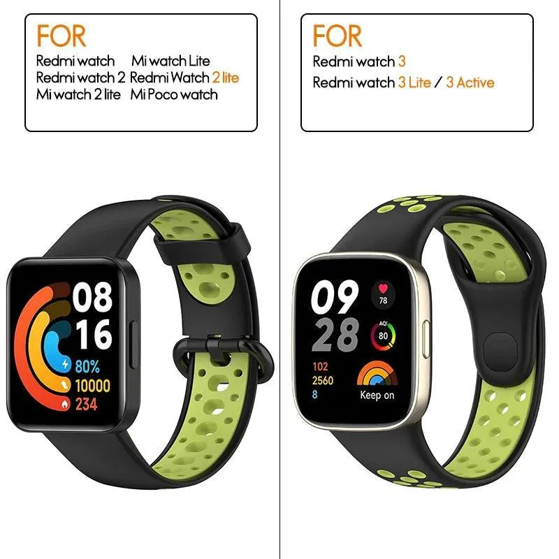 Stylish Silicone Strap for Xiaomi & Redmi Watches