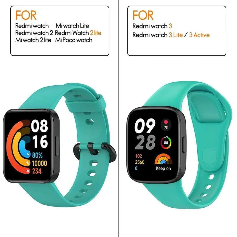 Stylish Silicone Strap for Xiaomi & Redmi Watches