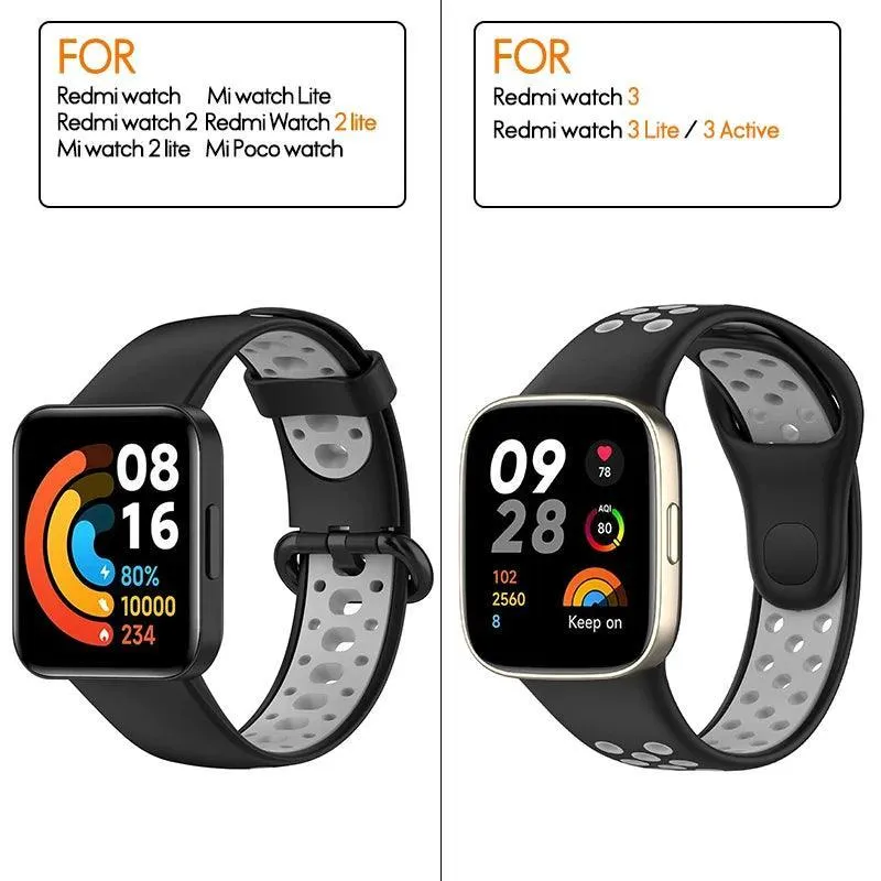 Stylish Silicone Strap for Xiaomi & Redmi Watches