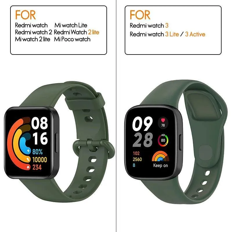 Stylish Silicone Strap for Xiaomi & Redmi Watches