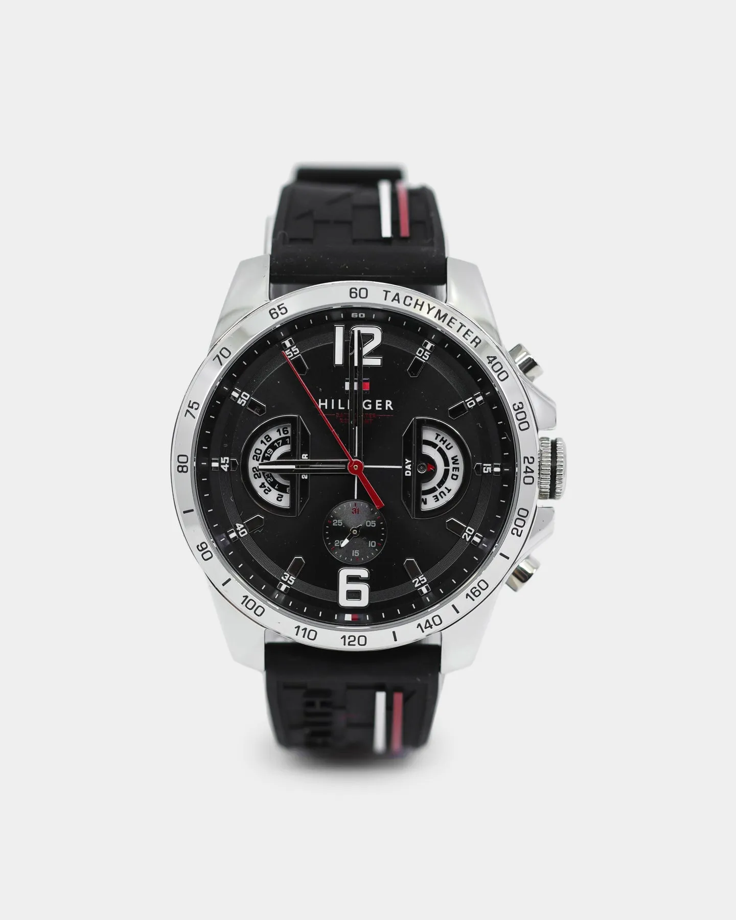 TOMMY HILFIGER DECKER WATCH BLACK/BLACK