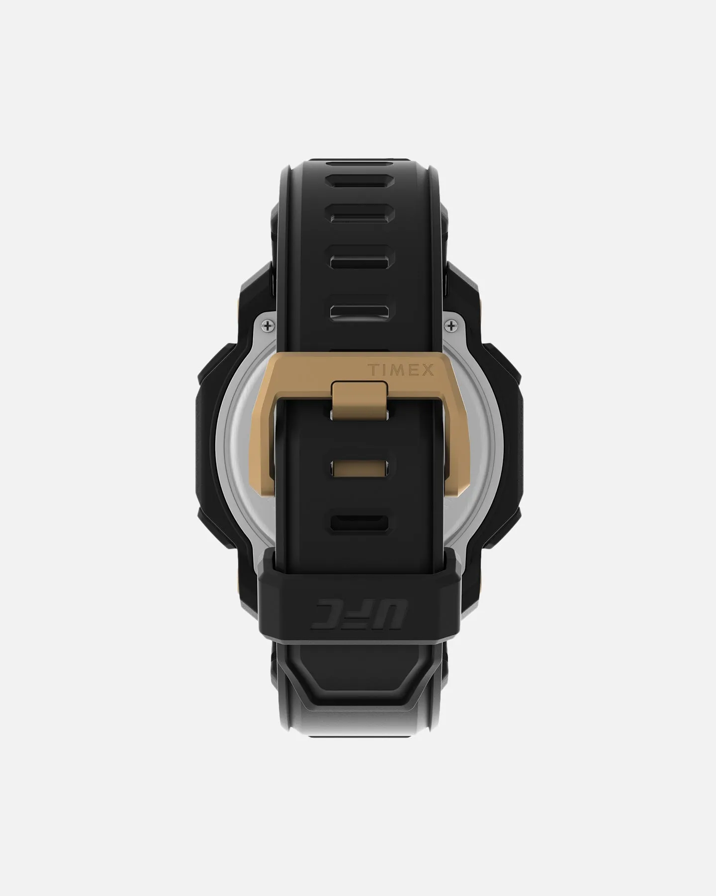 UFC Watches Knockout Resin Strap Watch Black/Gold