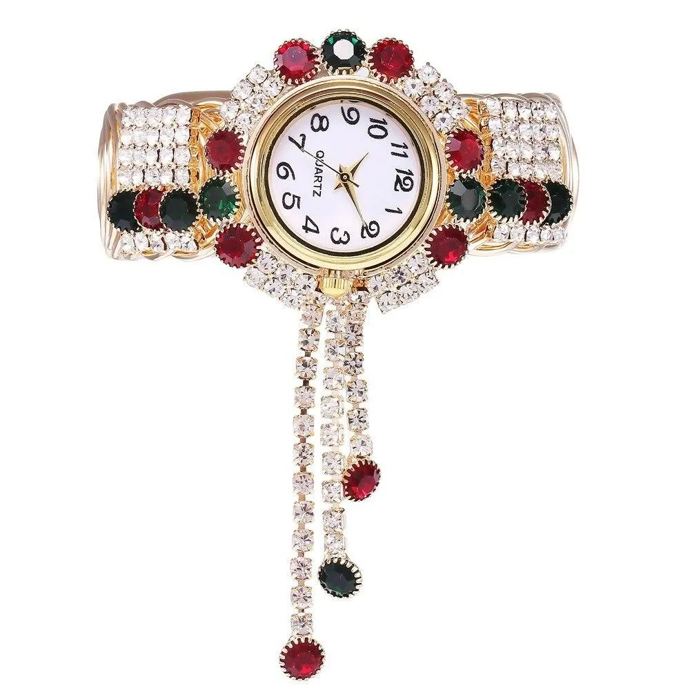 Women Quartz Rhinestone Bracelet Watches