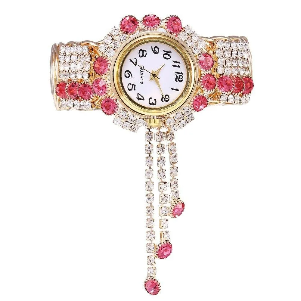 Women Quartz Rhinestone Bracelet Watches