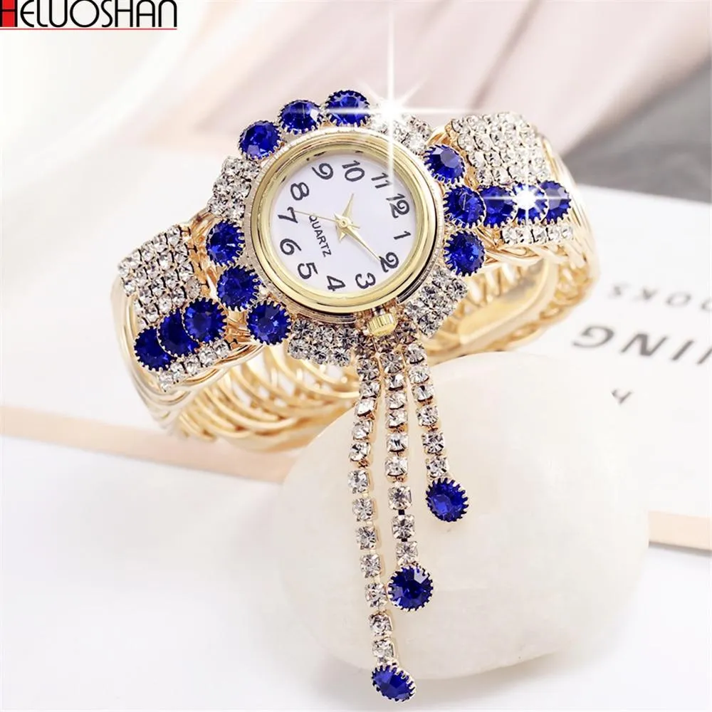 Women Quartz Rhinestone Bracelet Watches