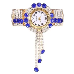 Women Quartz Rhinestone Bracelet Watches