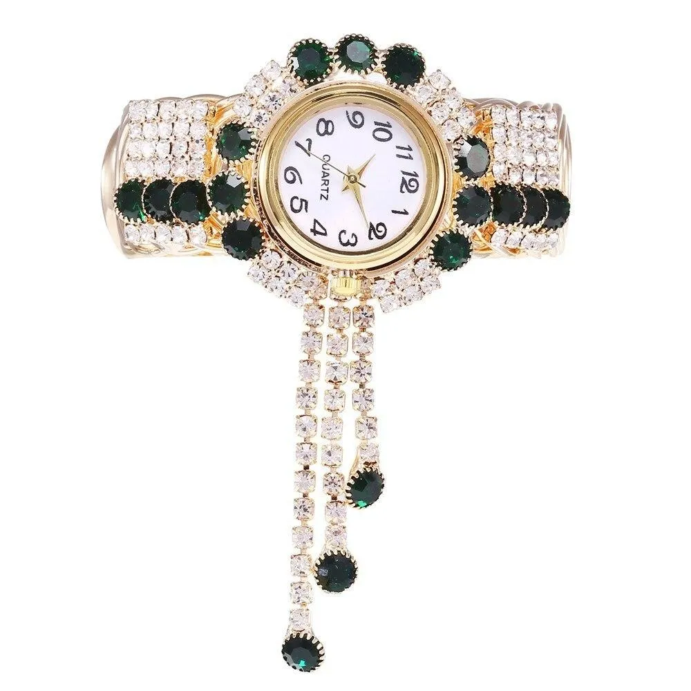 Women Quartz Rhinestone Bracelet Watches