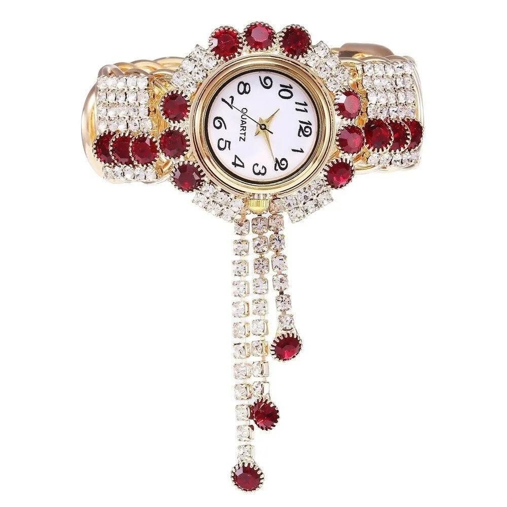 Women Quartz Rhinestone Bracelet Watches