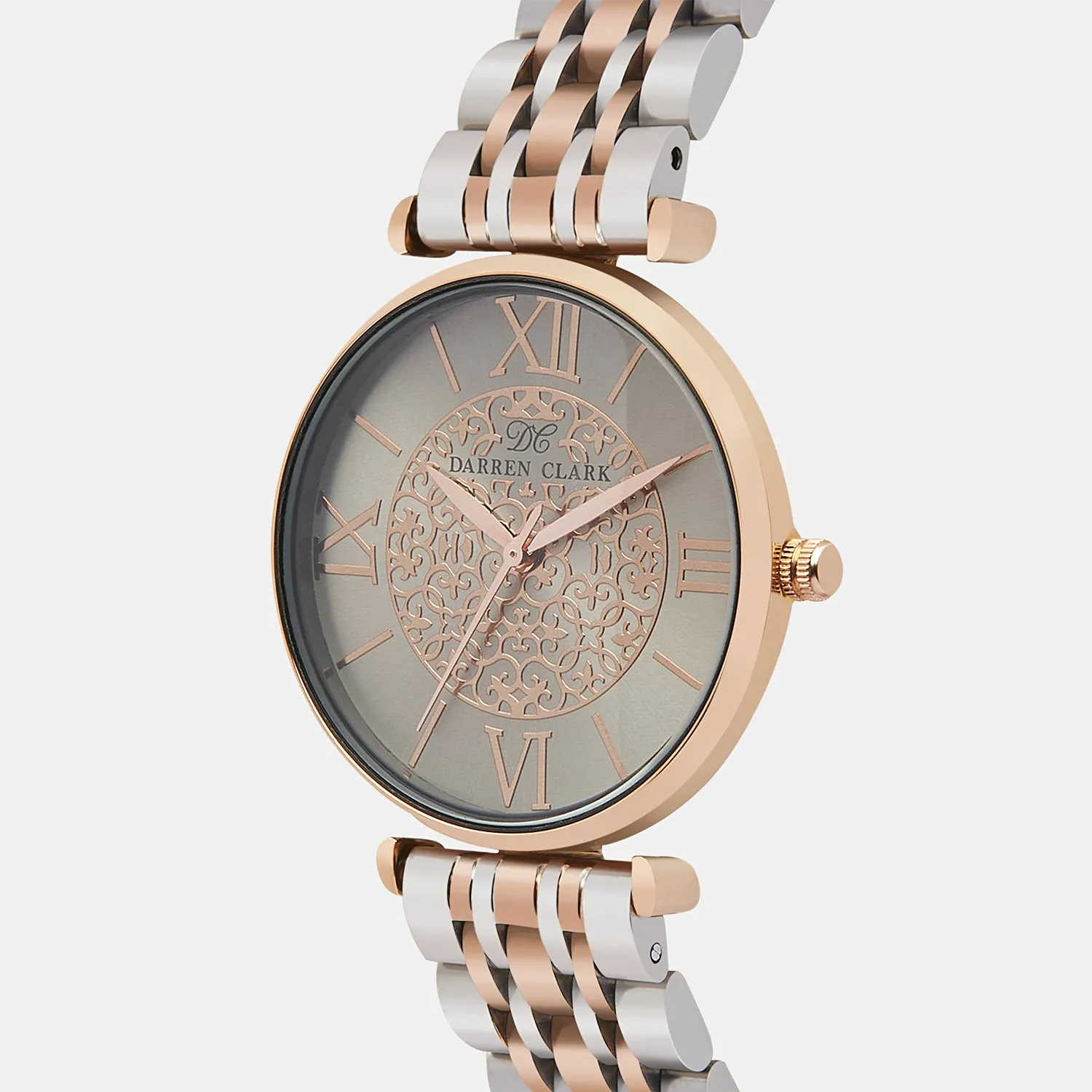 Women's Rose Gold Analog Brass Watch 2002E-M0315